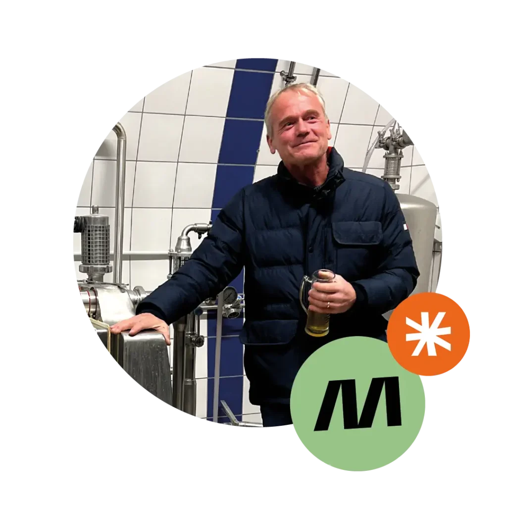 Robert Neumaier mit MINGLECONTROL Stickern