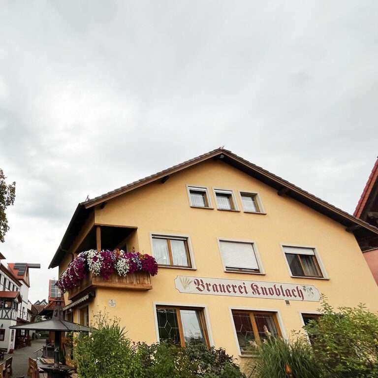 Die Brauerei Knoblach in Schrammelsdorf.