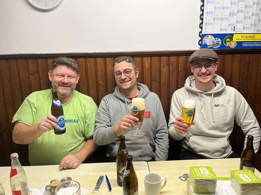 Gemeinsame Zusammenarbeit und Projektabschluss bei der Brauerei Keesmann